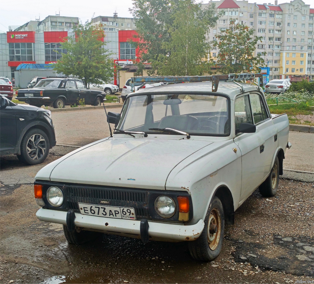 Тверская область, № Е 673 АР 69 — Москвич-412ИЭ-028 (Иж) '82-01