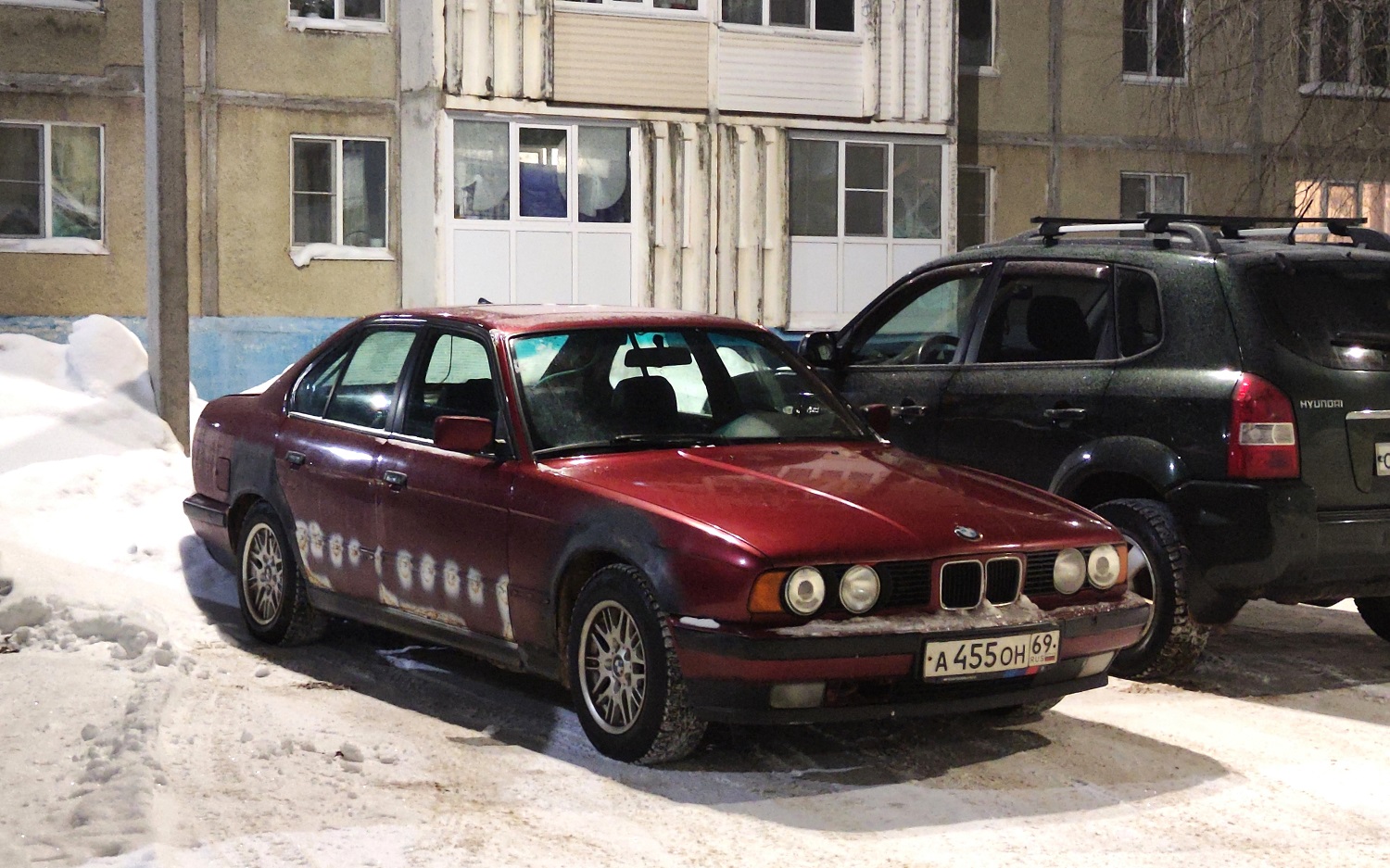 Тверская область, № А 455 ОН 69 — BMW 5 Series (E34) '87-96