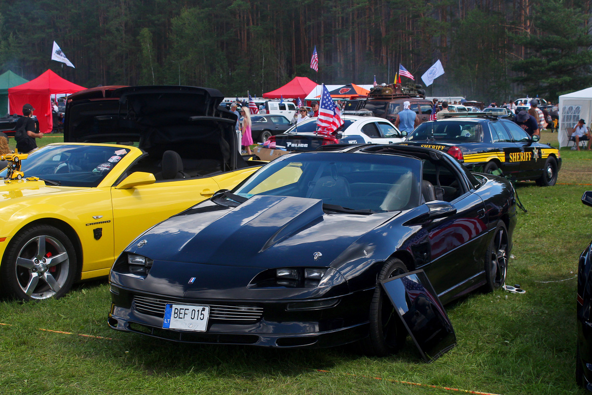 Литва, № BEF 015 — Chevrolet Camaro (4G) '92-97; Литва — American Spirit 2025