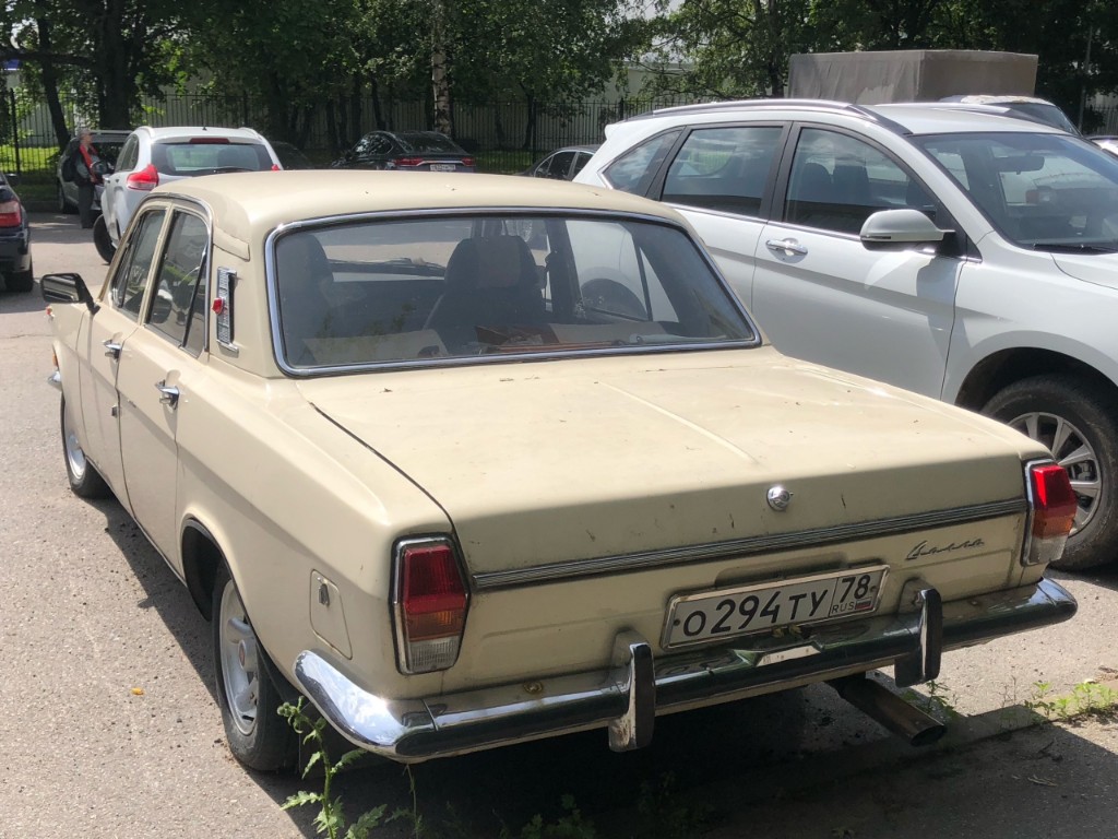 Санкт-Петербург, № О 294 ТУ 78 — ГАЗ-24 Волга '68-86