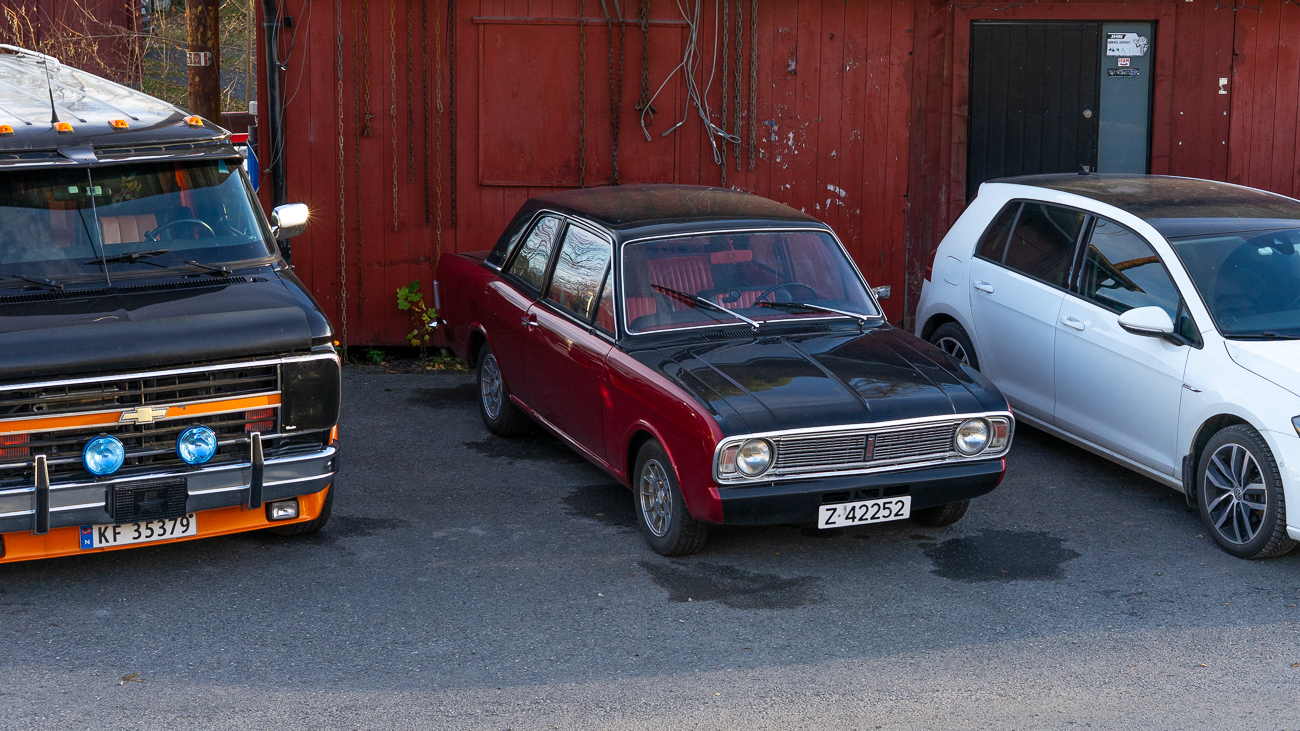 Норвегия, № Z 42252 — Ford Cortina MkII '66-70