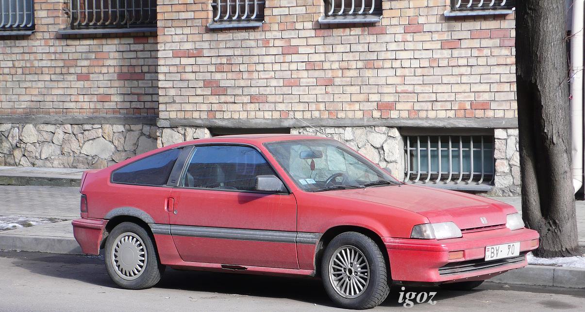 Латвия, № BV-70 — Honda CR-X (1G) '83-87