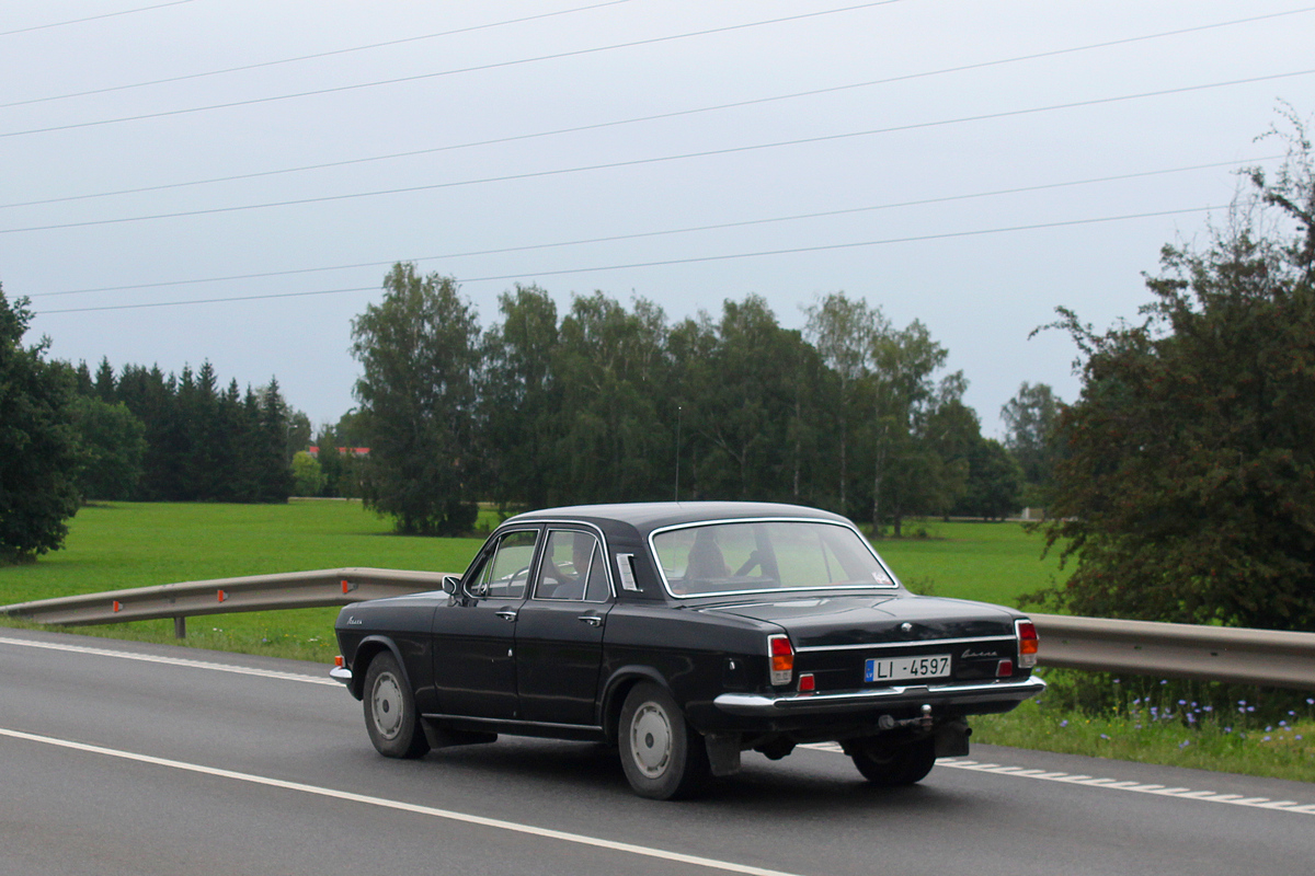 Латвия, № LI-4597 — ГАЗ-24 Волга '68-86; Литва — Baltijos kelias 35