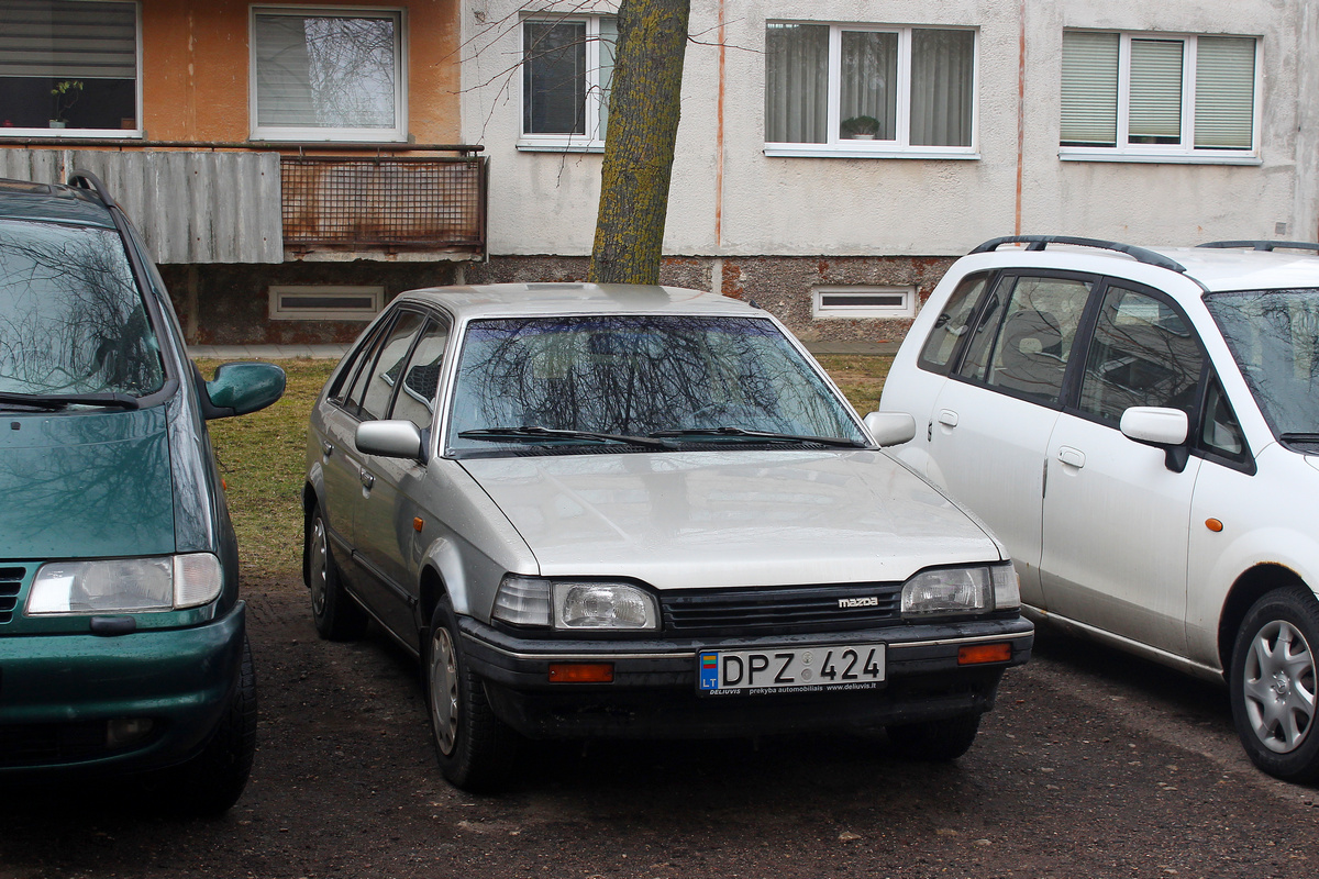 Литва, № DPZ 424 — Mazda 323 (BF) '86-94