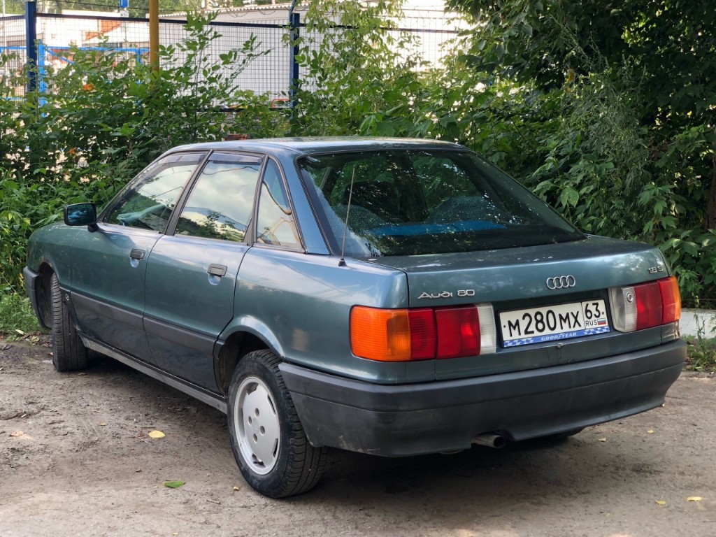 Самарская область, № М 280 МХ 63 — Audi 80 (B3) '86-91