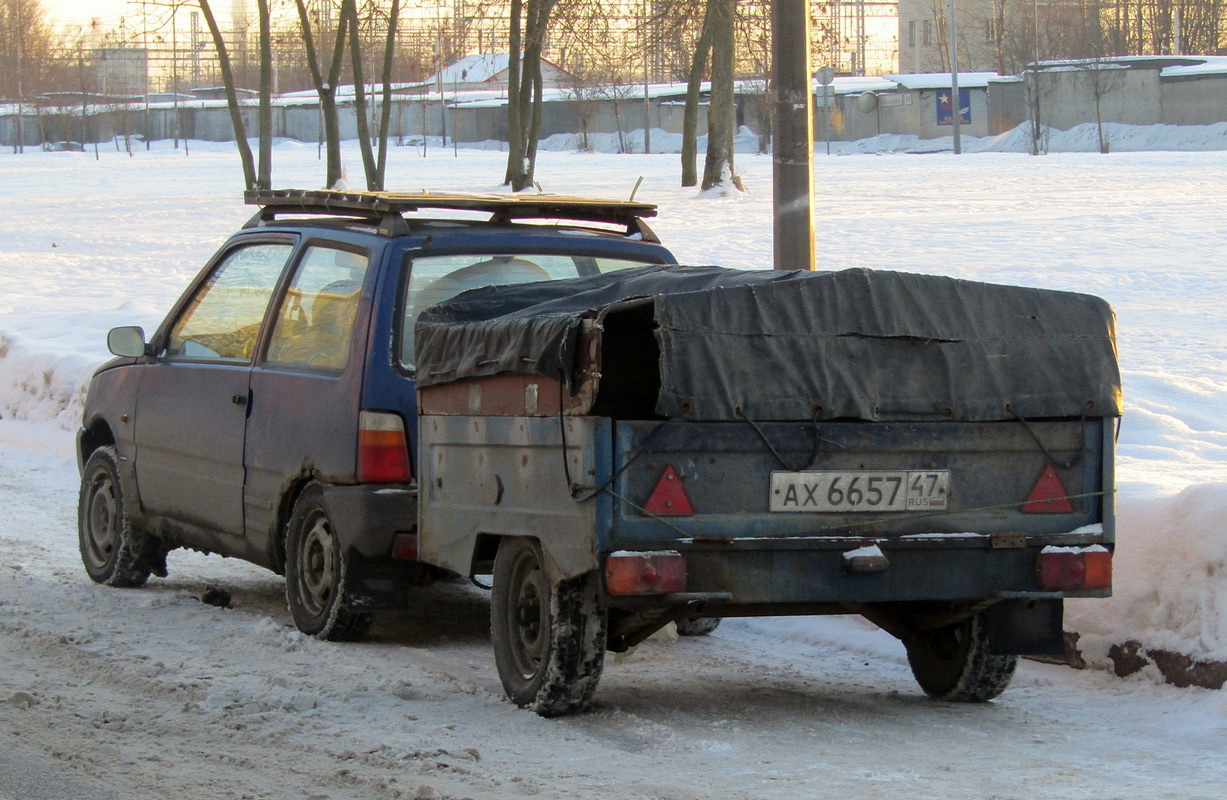 Ленинградская область, № АХ 6657 47 — МАЗ-8114