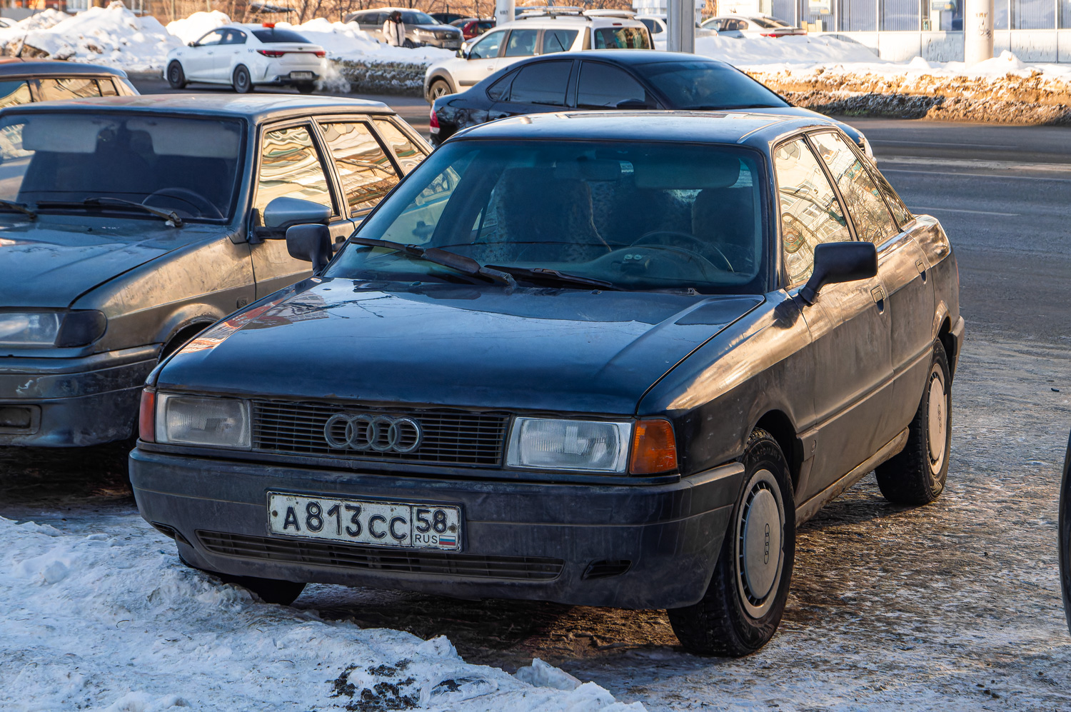 Пензенская область, № А 813 СС 58 — Audi 80 (B3) '86-91
