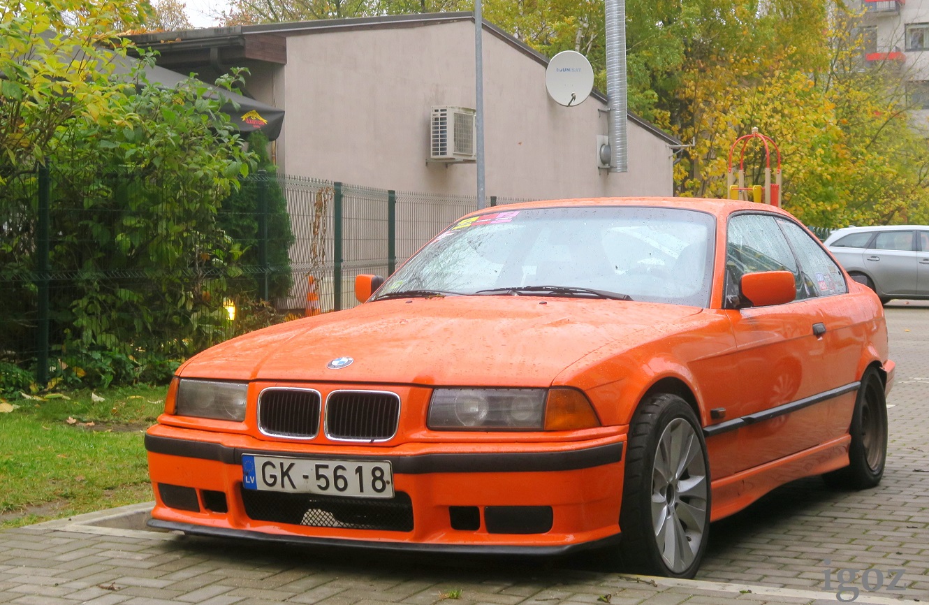 Латвия, № GK-5618 — BMW 3 Series Coupe (E36) '90-00