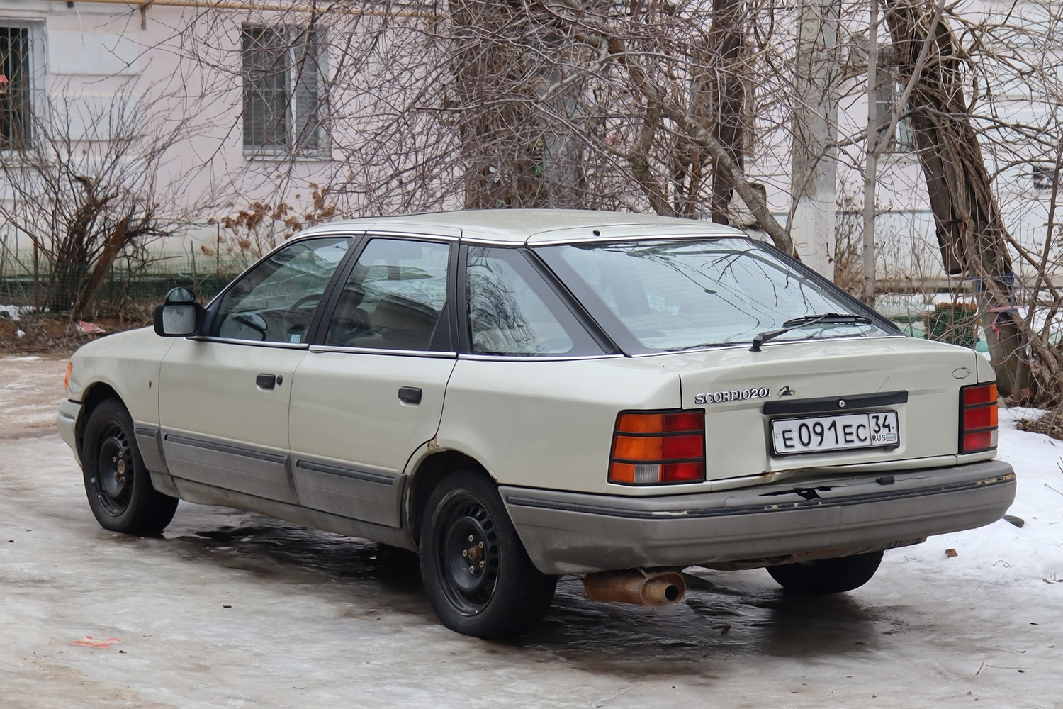 Волгоградская область, № Е 091 ЕС 34 — Ford Scorpio (1G) '85-94