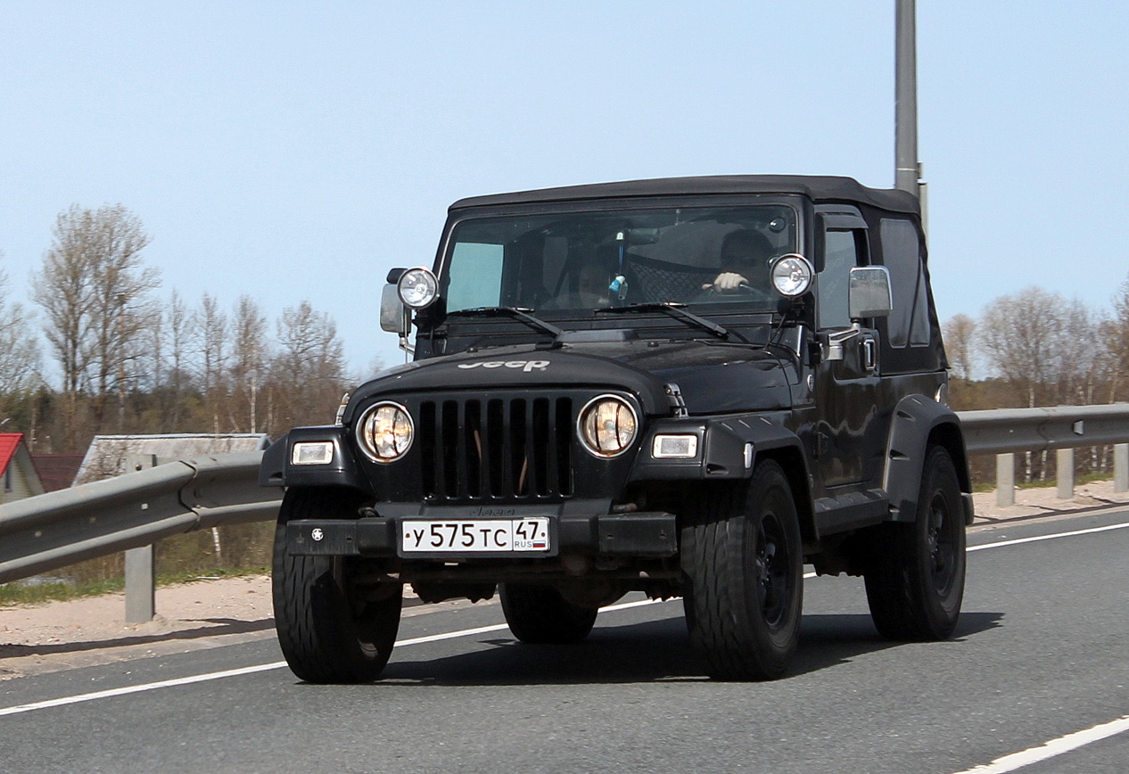 Псковская область, № У 575 ТС 47 — Jeep Wrangler (TJ) '96-07