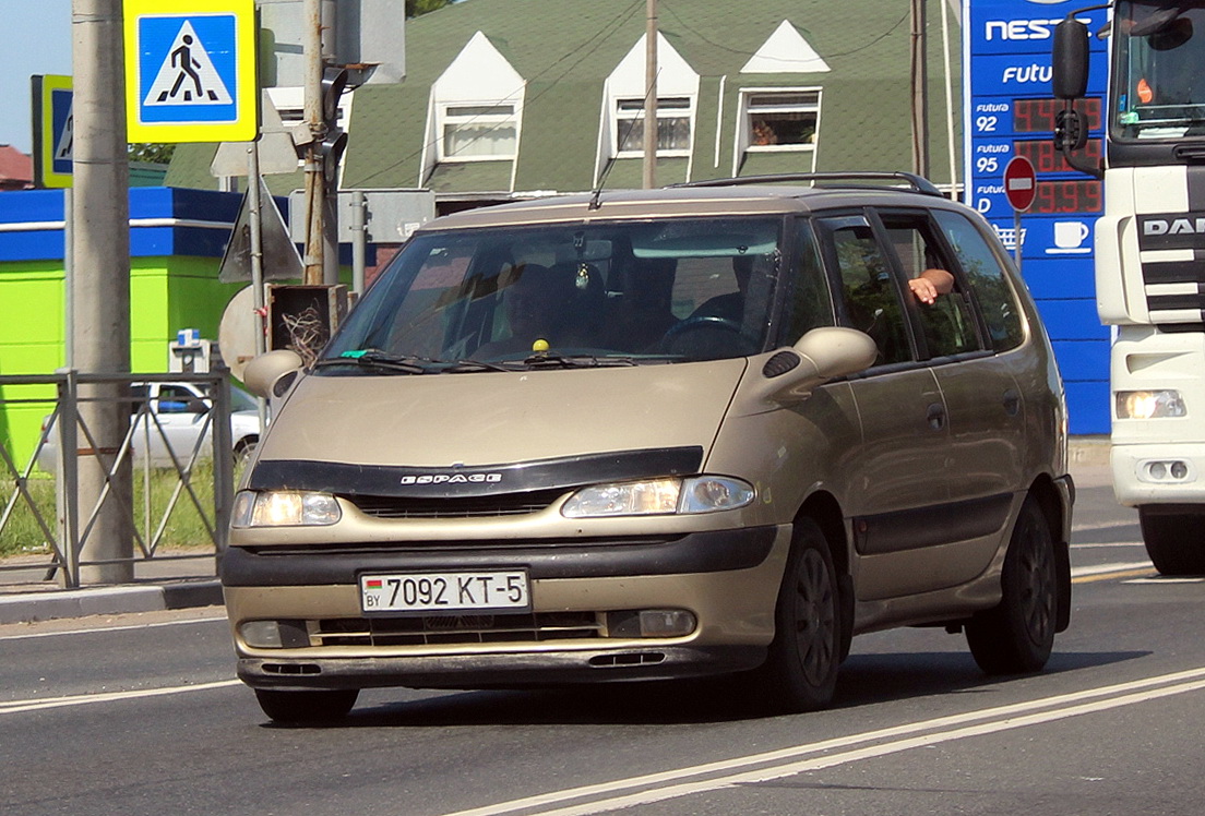 Минская область, № 7092 КТ-5 — Renault Espace (3G) '96-00