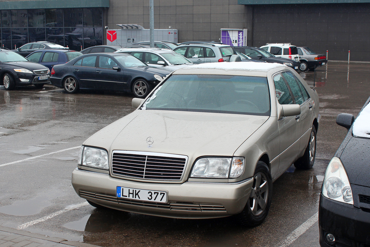 Литва, № LHK 377 — Mercedes-Benz (W140) '91-98
