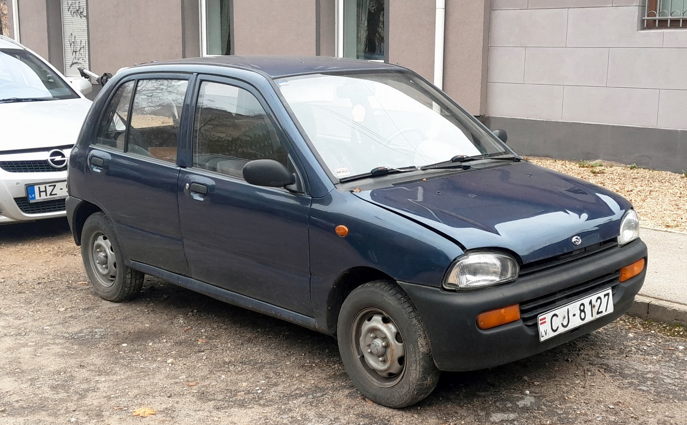 Латвия, № CJ-8127 — Subaru Vivio (KK/KW/KY) '92-98