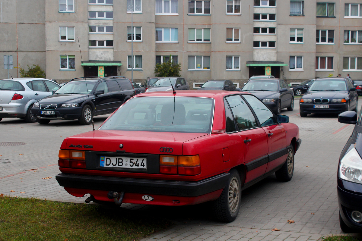 Литва, № DJB 544 — Audi 100 (C3) '82-91