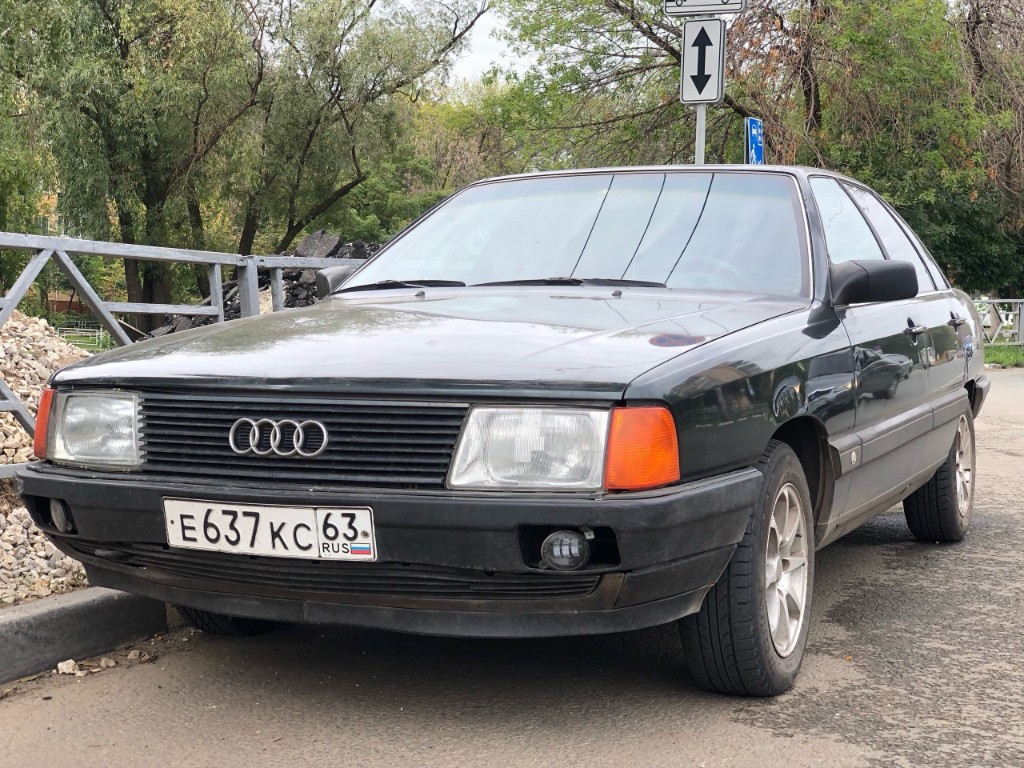Самарская область, № Е 637 КС 63 — Audi 100 (C3) '82-91