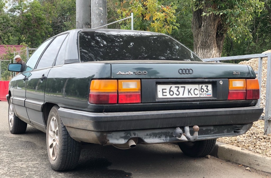 Самарская область, № Е 637 КС 63 — Audi 100 (C3) '82-91