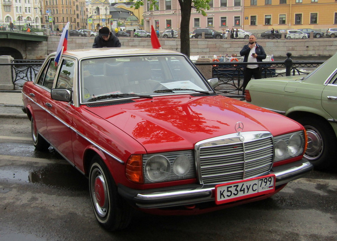 Москва, № К 534 УС 799 — Mercedes-Benz (W123) '76-86; Санкт-Петербург — Международный транспортный фестиваль "ТранспортФест 2025"