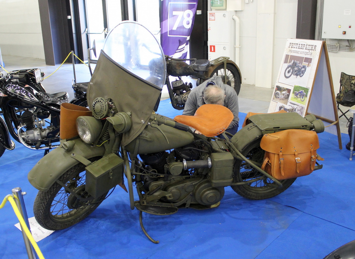 Санкт-Петербург, № (78) Б/Н МТ 0043 — Harley-Davidson WLA '40-52; Санкт-Петербург — Олдтаймер-Галерея Ильи Сорокина
