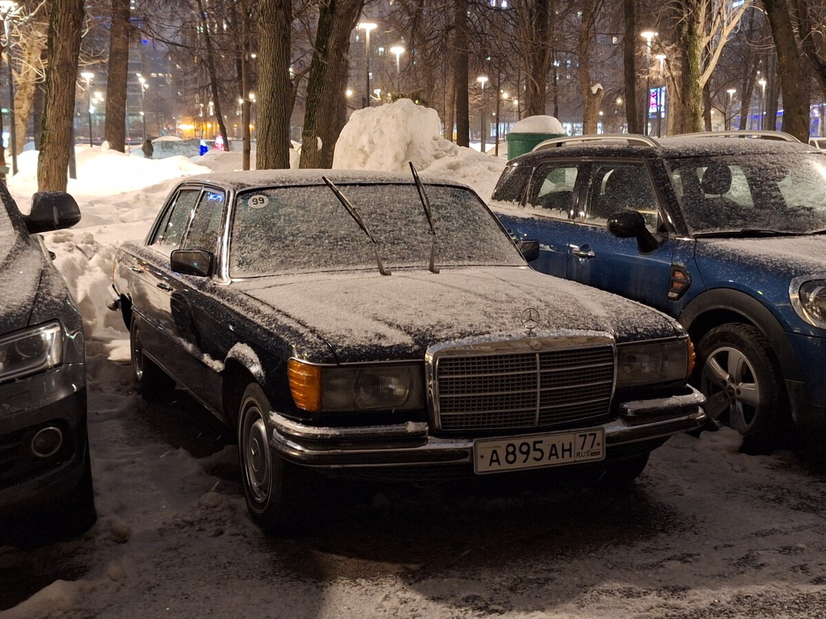 Москва, № А 895 АН 77 — Mercedes-Benz (W116) '72-80