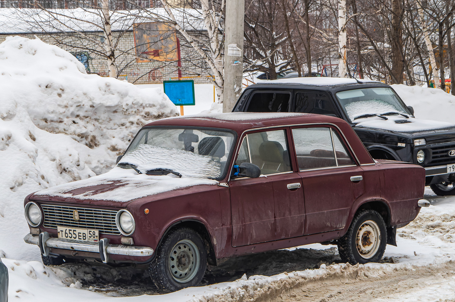 Пензенская область, № Т 655 ЕВ 58 — ВАЗ-2101 Жигули '70-83