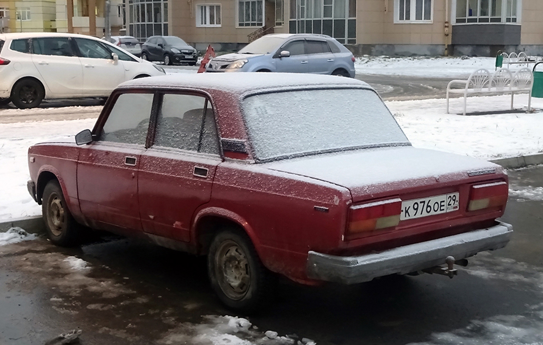 Архангельская область, № К 976 ОЕ 29 — ВАЗ-2107 Жигули '82-91