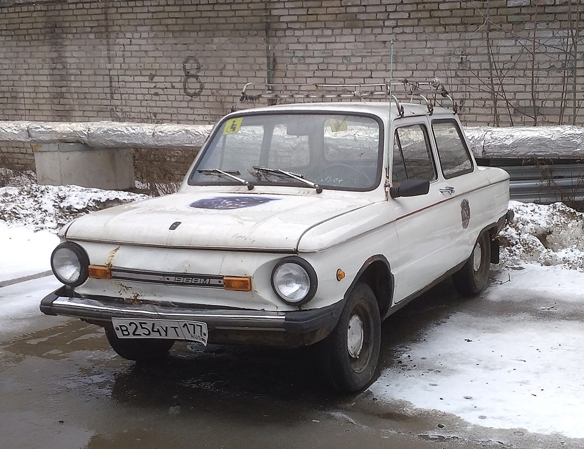 Москва, № В 254 УТ 177 — ЗАЗ-968МР Запорожец '79-94