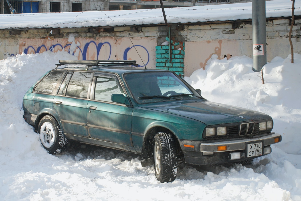 Московская область, № Х 770 СР 750 — BMW 3 Series Touring (E30) '88-94
