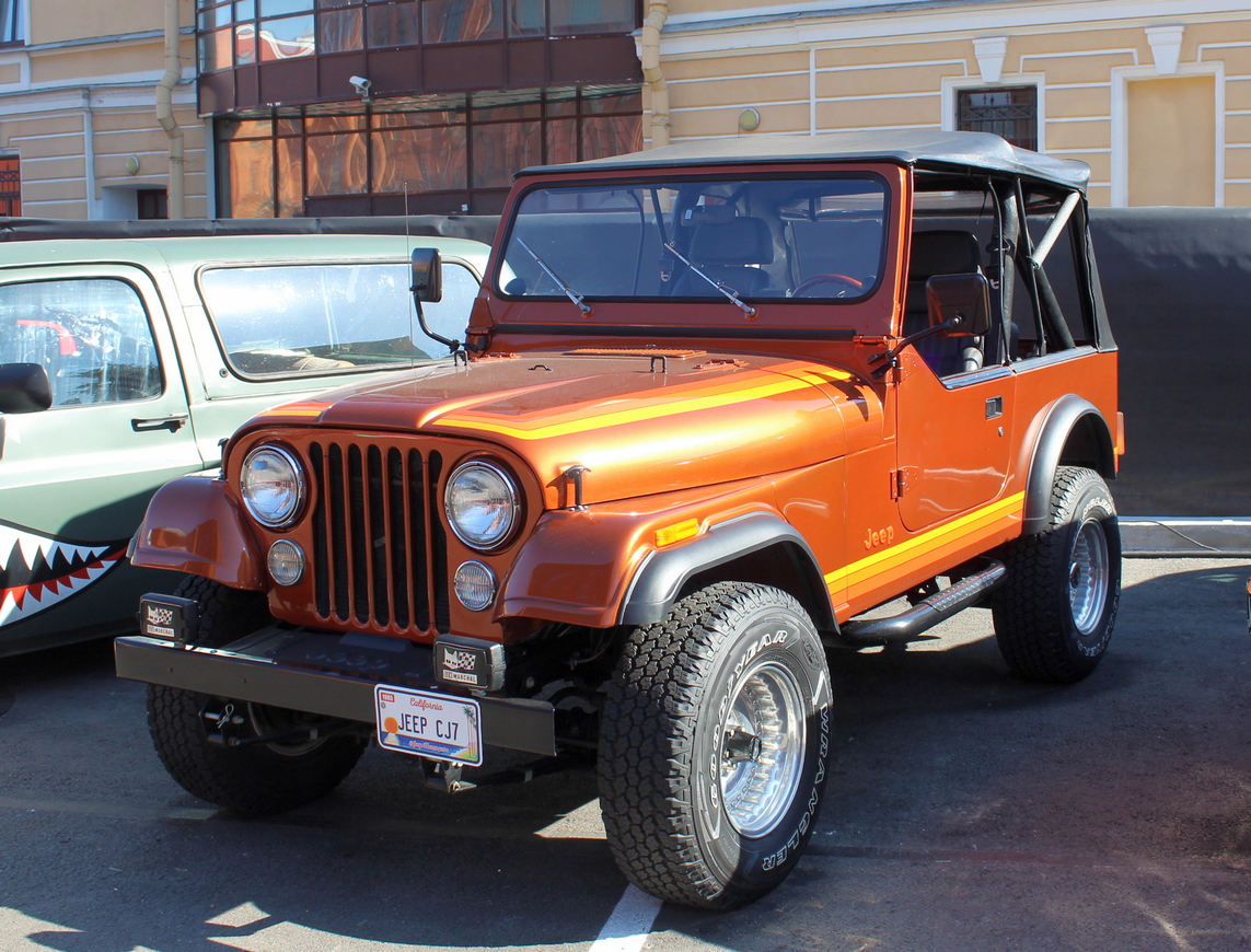 Санкт-Петербург, № (78) Б/Н 0334 — Jeep CJ-7 '76-86; Санкт-Петербург — Ежегодная выставка классических и кастомных автомобилей и мотоциклов "Original Meet"