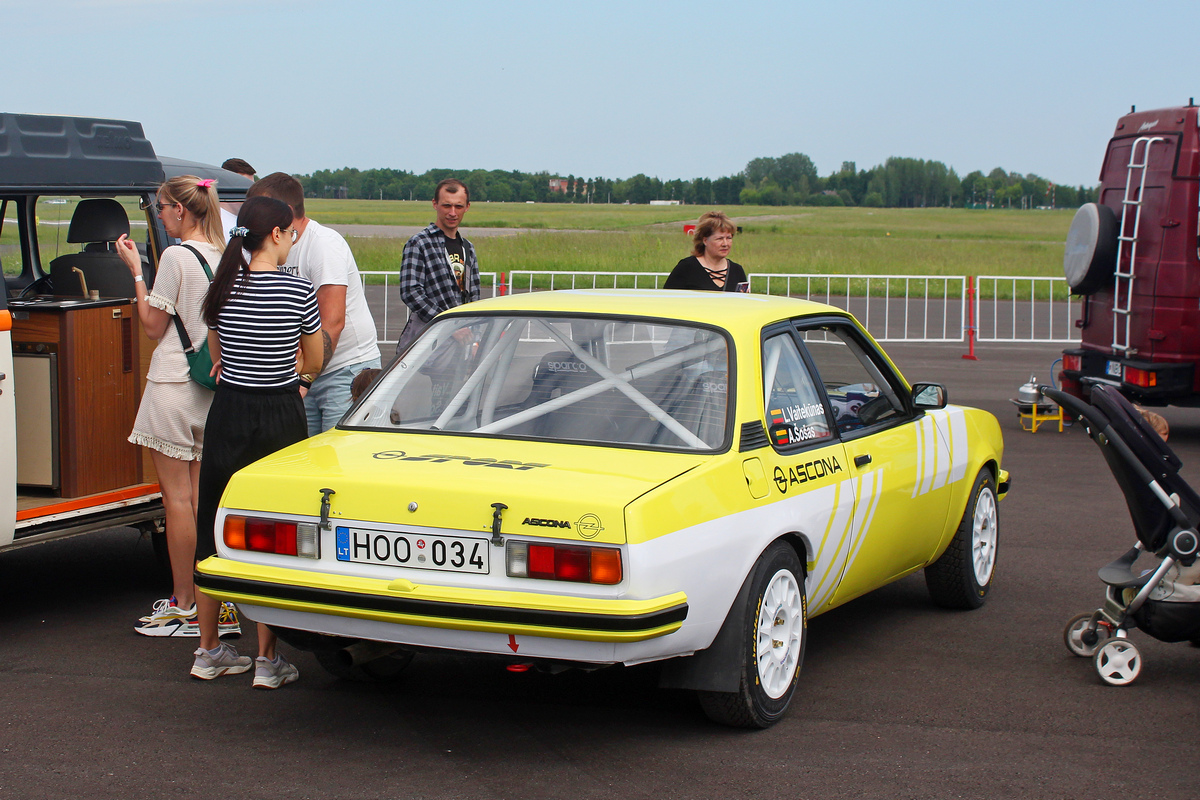 Литва, № HOO 034 — Opel Ascona (B) '75-81; Литва — Retro mugė 2024