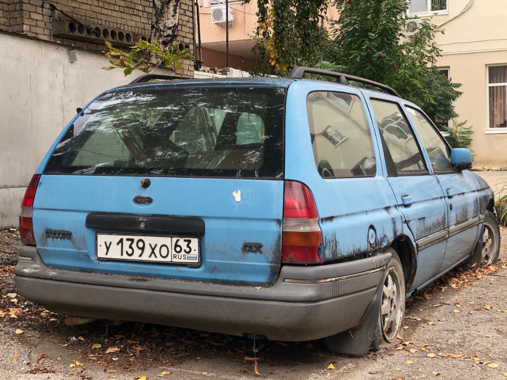 Самарская область, № У 139 ХО 63 — Ford Escort MkV '90-97