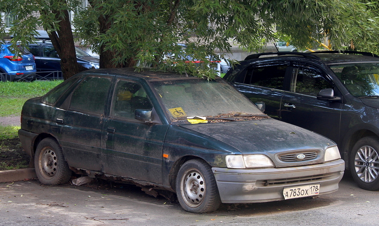 Санкт-Петербург, № А 783 ОХ 178 — Ford Escort MkV '90-97