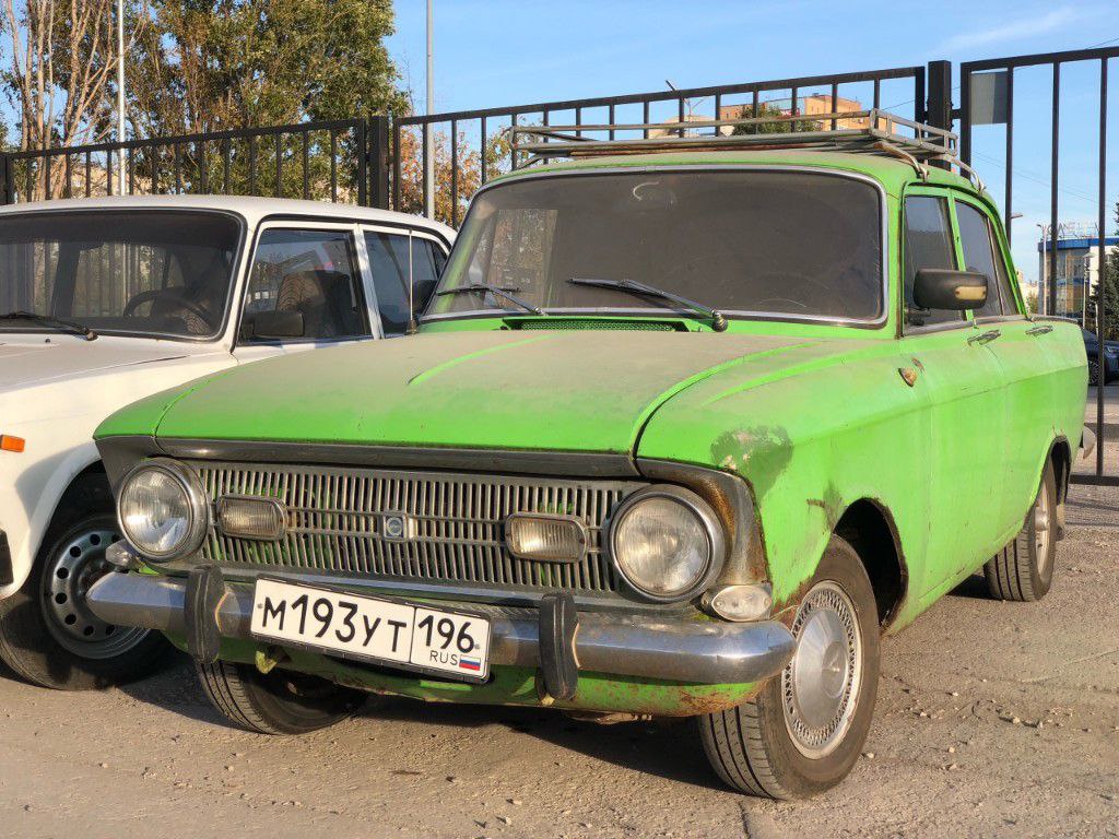 Свердловская область, № М 193 УТ 196 — Москвич-412ИЭ (Иж) '70-82