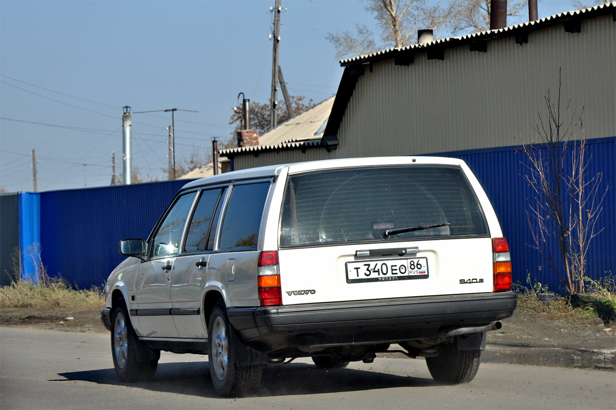 Ханты-Мансийский автоном.округ, № Т 340 ЕО 86 — Volvo 940 '90-98