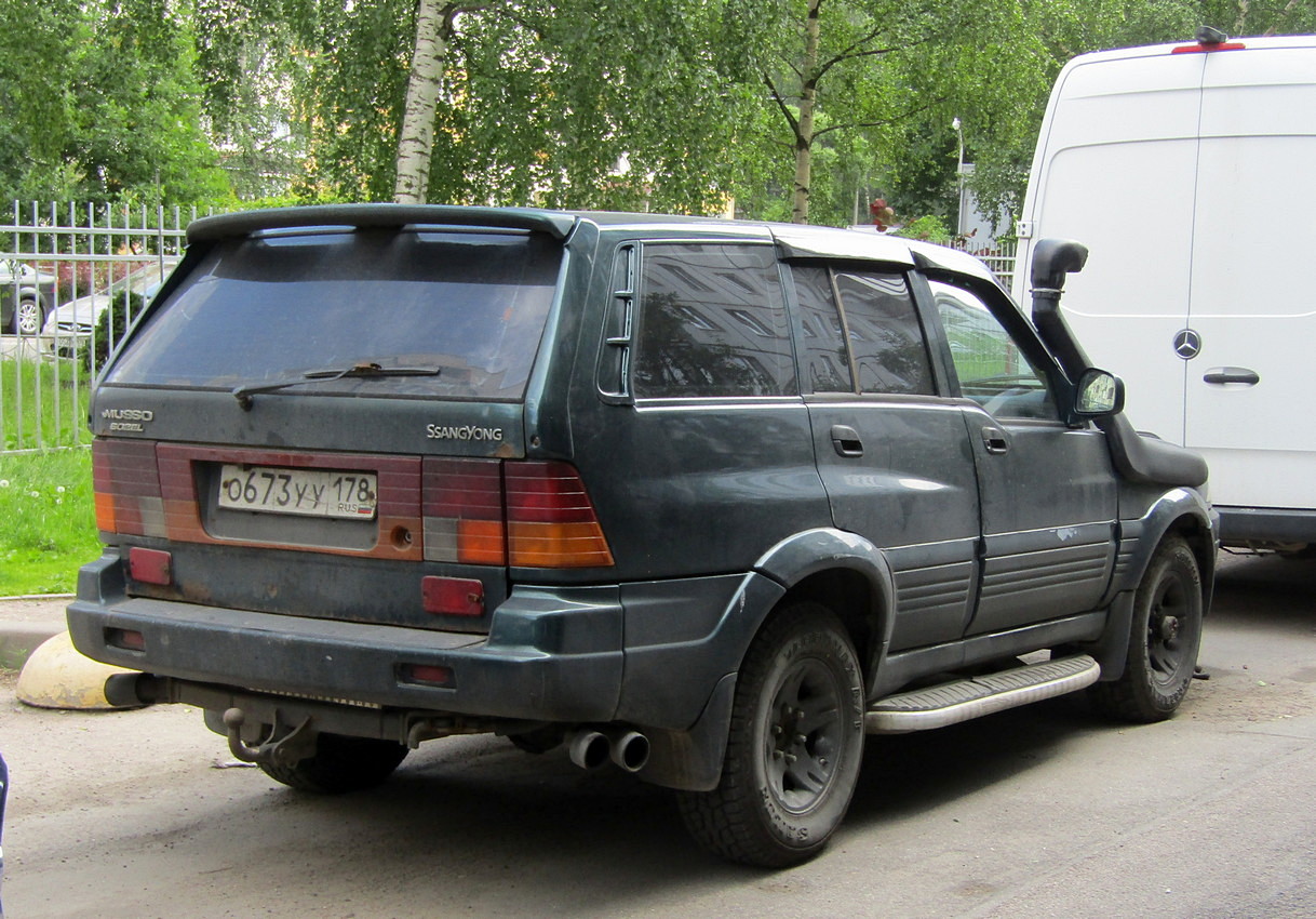 Санкт-Петербург, № О 673 УУ 178 — SsangYong Musso '93-11