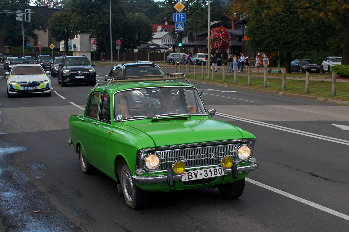 Латвия, № BV-3180 — Москвич-412ИЭ (Иж) '70-82; Латвия — Retro Jūrmala 25