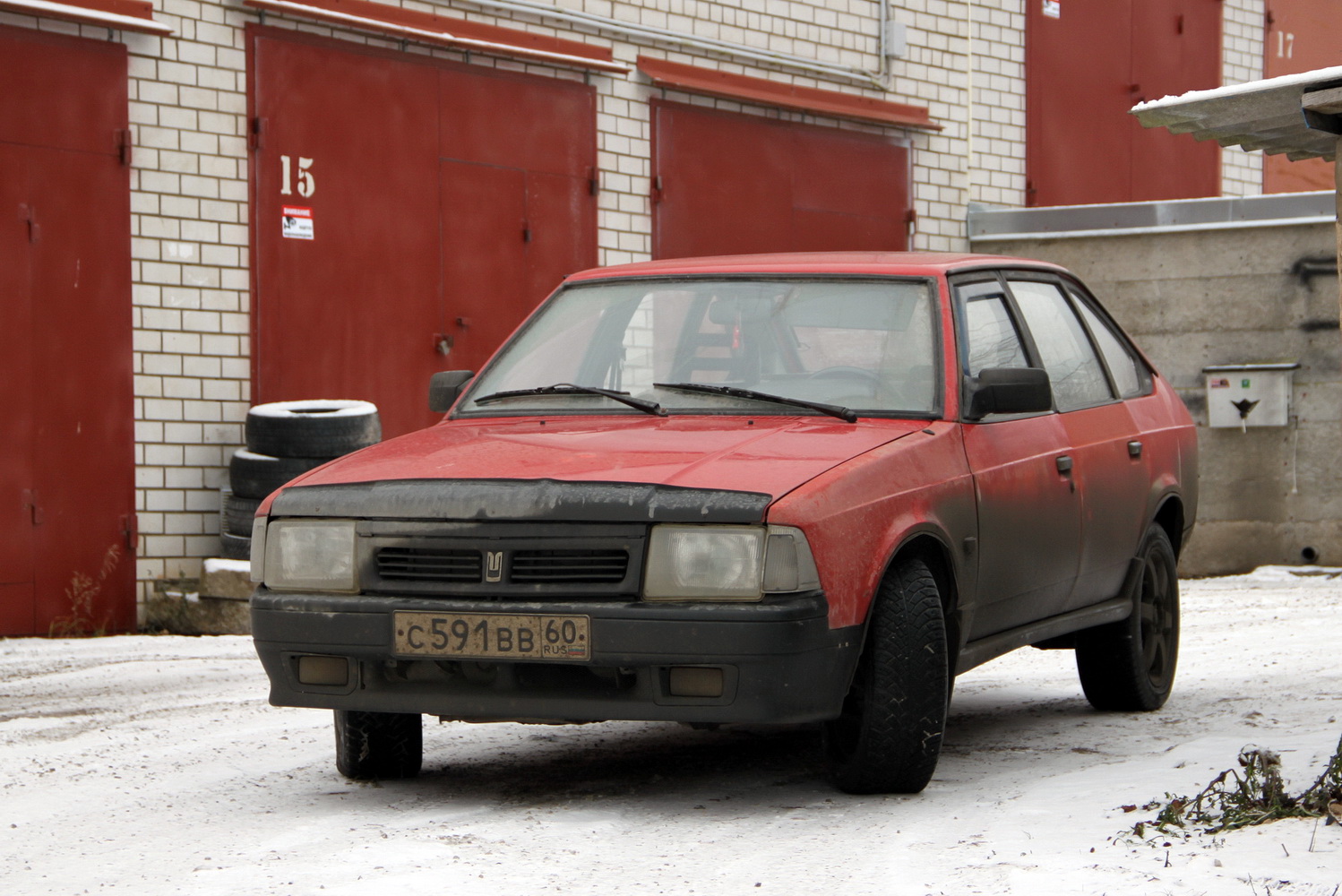 Псковская область, № С 591 ВВ 60 — Москвич-214122 '94-98