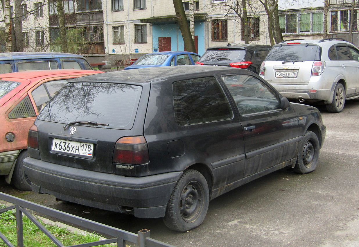Санкт-Петербург, № К 636 ХН 178 — Volkswagen Golf III '91-98