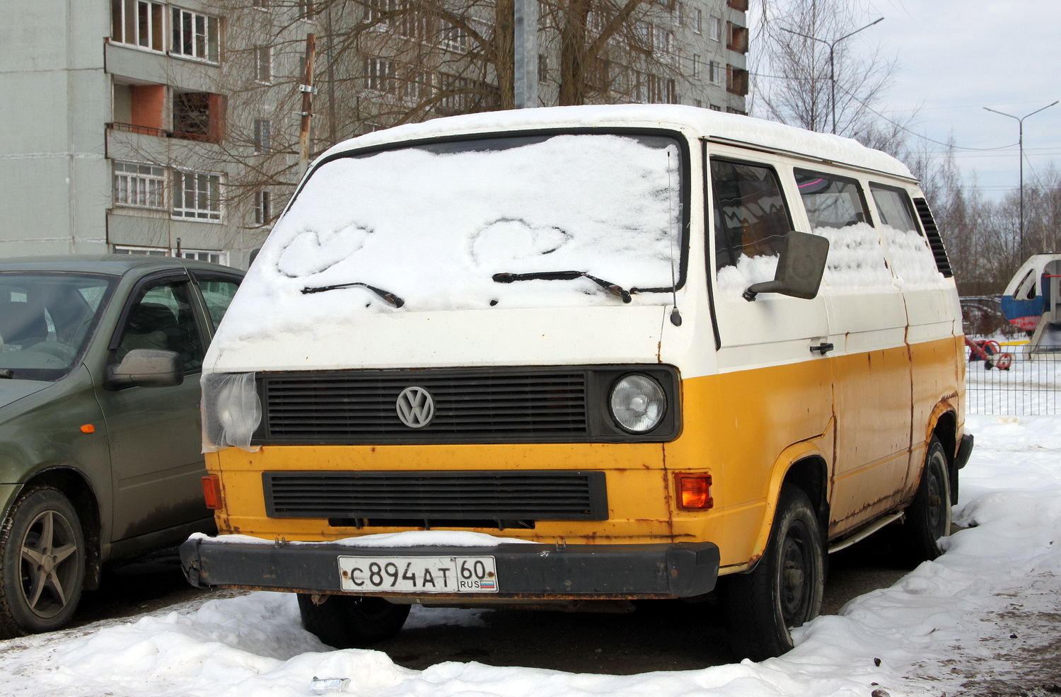Псковская область, № С 894 АТ 60 — Volkswagen Typ 2 (T3) '79-92
