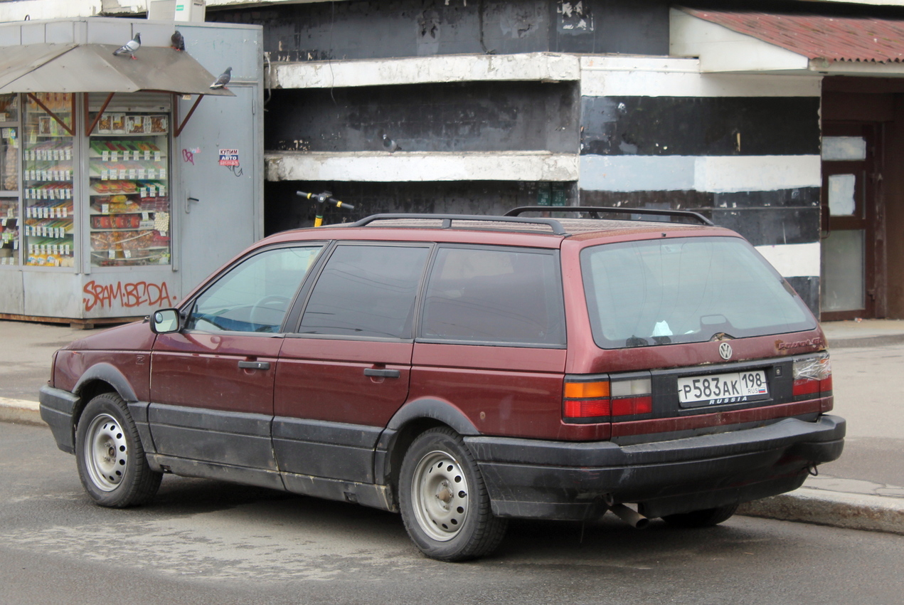 Санкт-Петербург, № Р 583 АК 198 — Volkswagen Passat (B3) '88-93