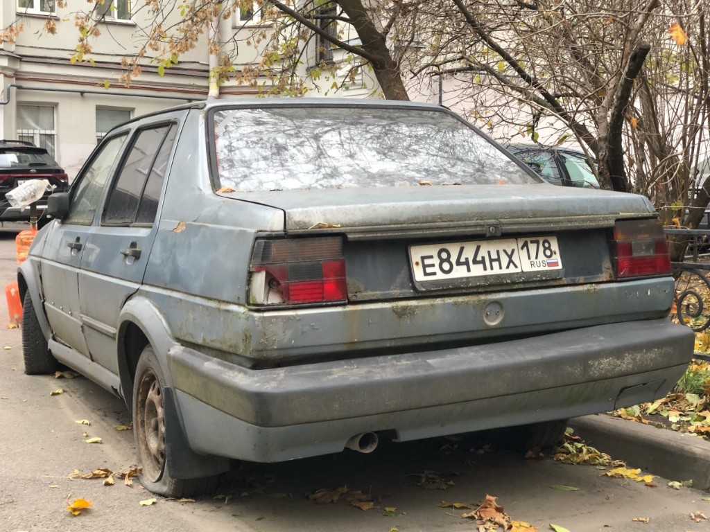 Санкт-Петербург, № Е 844 НХ 178 — Volkswagen Jetta Mk2 (Typ 16) '84-92