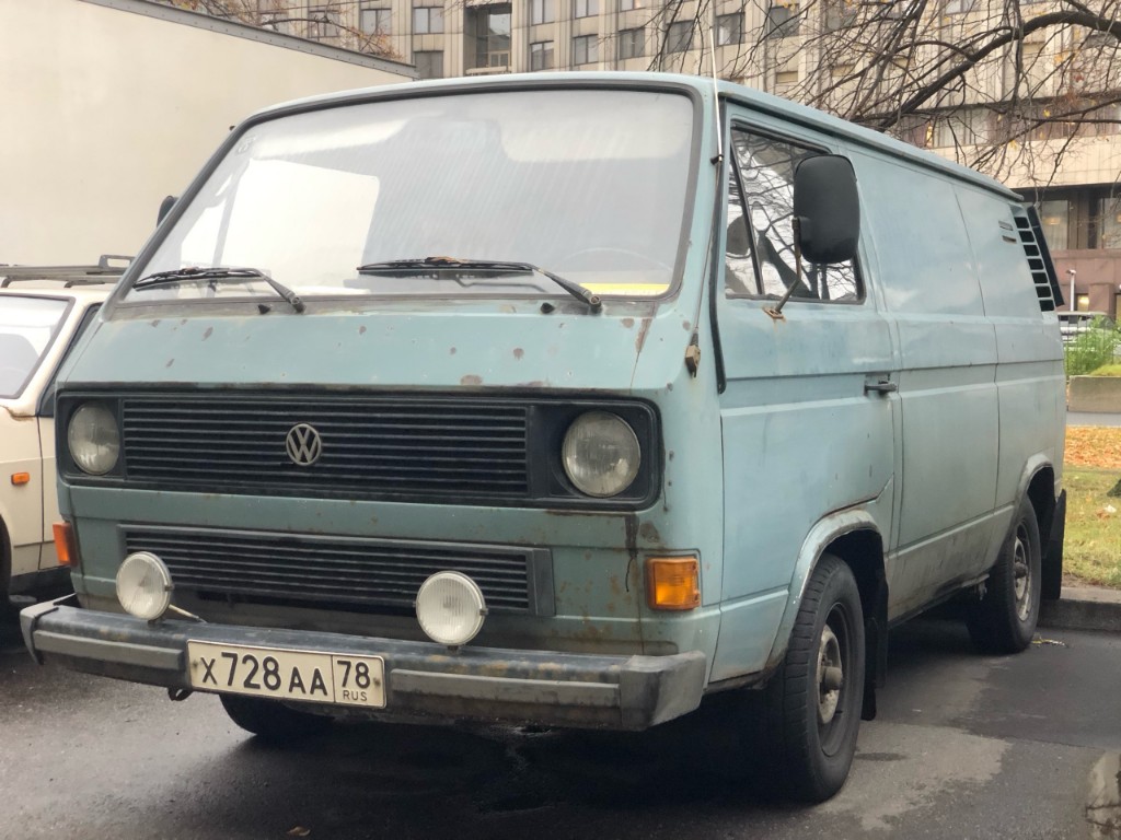 Санкт-Петербург, № Х 728 АА 78 — Volkswagen (T3) Kastenwagen '79-92