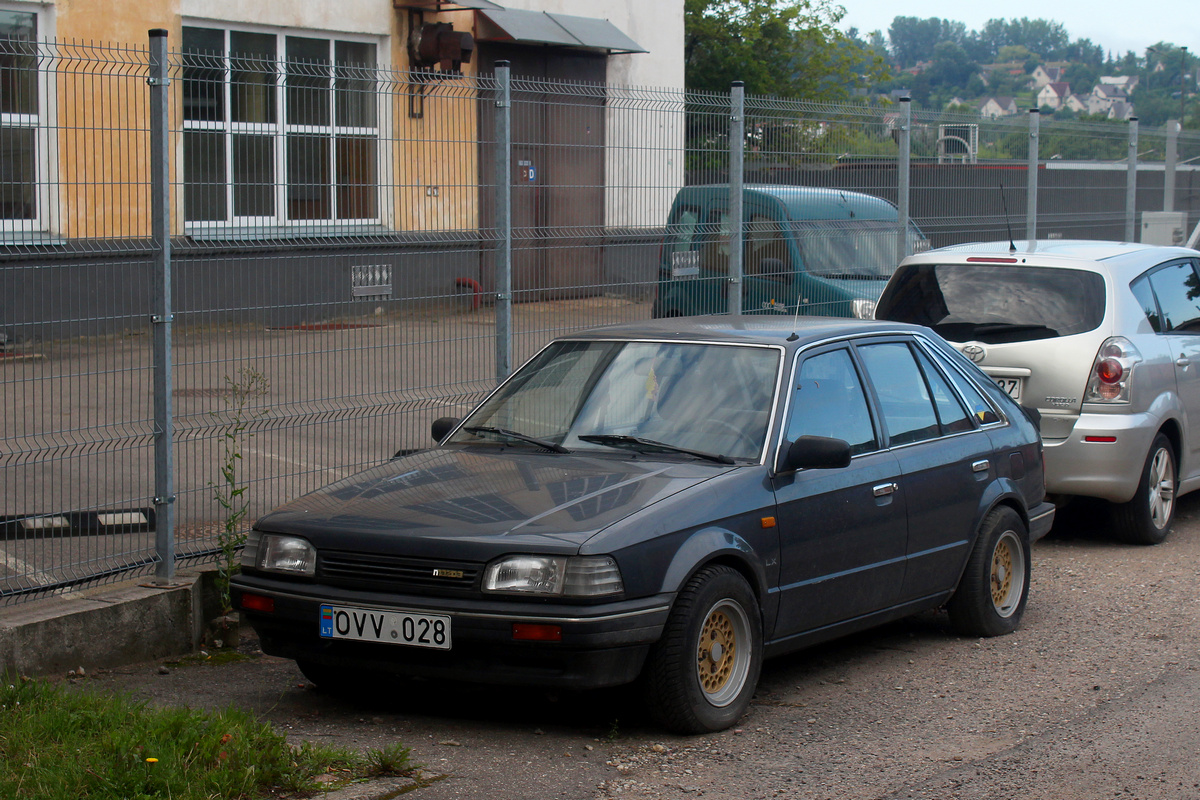 Литва, № OVV 028 — Mazda 323 (BF) '86-94