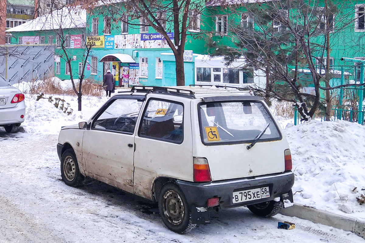 Пензенская область, № В 795 ХЕ 58 — ВАЗ-11113 (ЗМА) '96-06