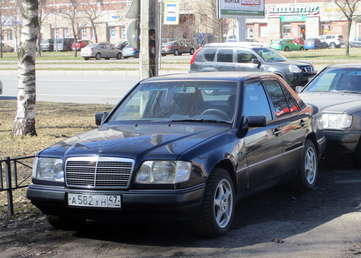 Ленинградская область, № А 582 УН 47 — Mercedes-Benz (W124) '84-96