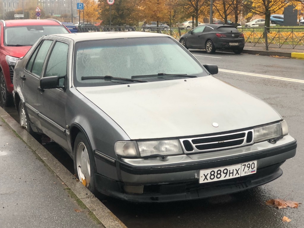 Московская область, № Х 889 НХ 790 — Saab 9000 '84-98