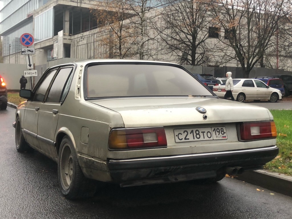 Санкт-Петербург, № С 218 ТО 198 — BMW 7 Series (E23) '77-86