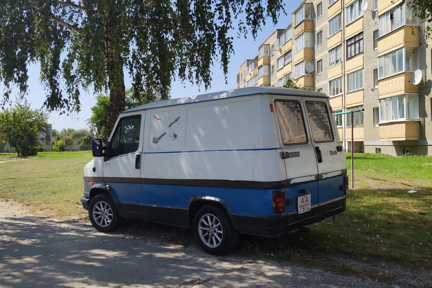 Брестская область, № АА 7972 — FIAT Ducato (1G) Restyle/Talento '89-94