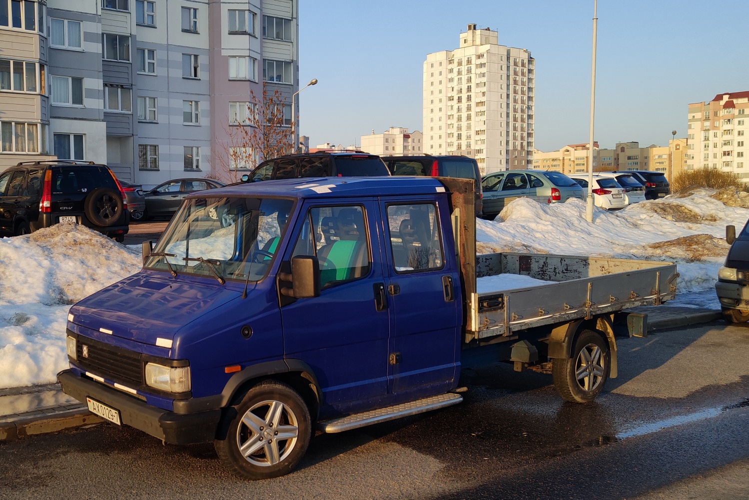 Минск, № АХ 0129-7 — FIAT Ducato (1G) Restyle/Talento '89-94