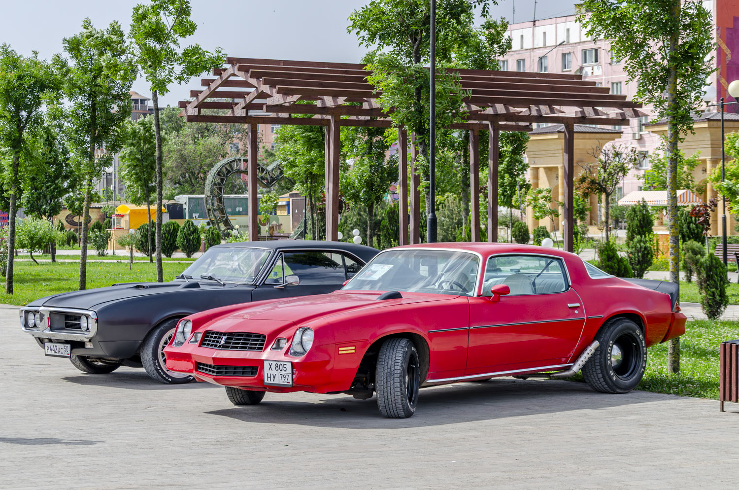 Москва, № Х 805 НУ 797 — Chevrolet Camaro (2G) '70-81; Дагестан — Мотор-шоу "Самовар" (Дербент 2023 г.)