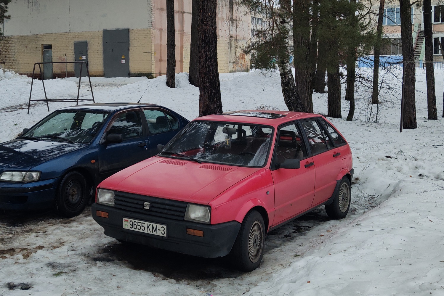 Гомельская область, № 9655 КМ-3 — SEAT Ibiza (1G) '84-93